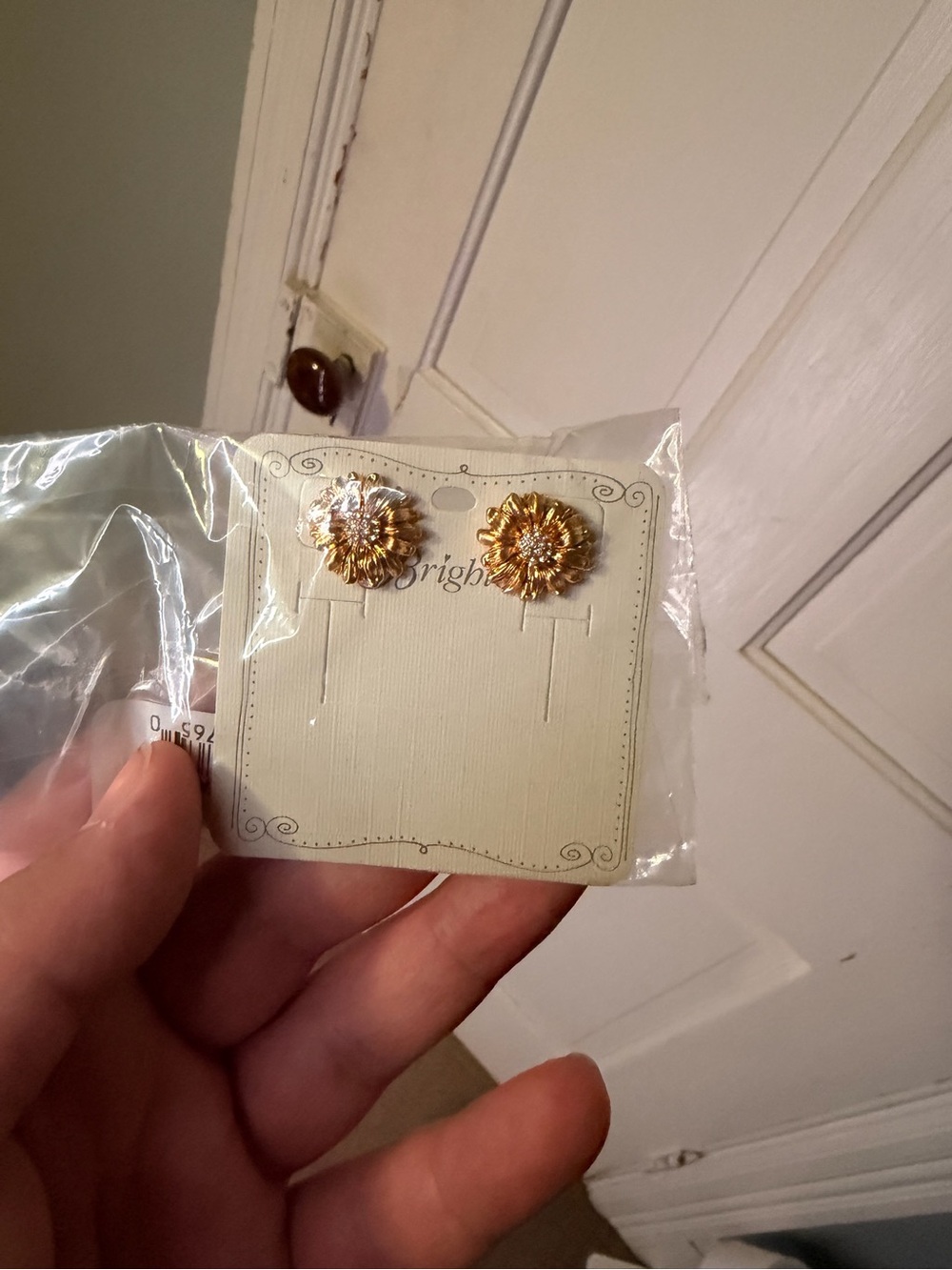 Brighton Daisy Dee Gold Stud Earings- Women Jewelry